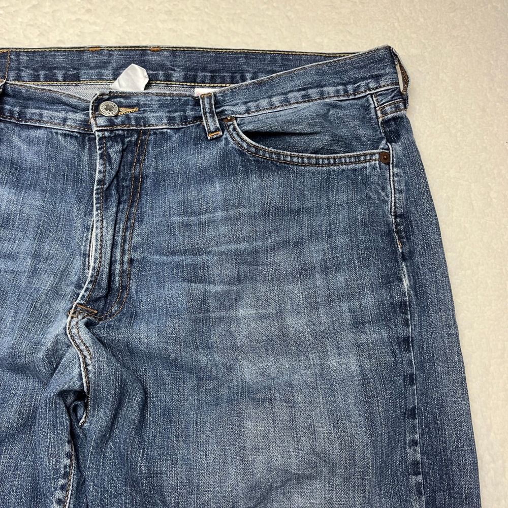 Lucky Brand Dusty‎ Derby Jean Mens 36 Blue American Made Wide Leg Denim 3582